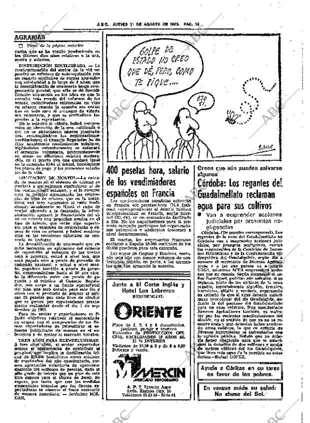 ABC SEVILLA 11-08-1983 página 22