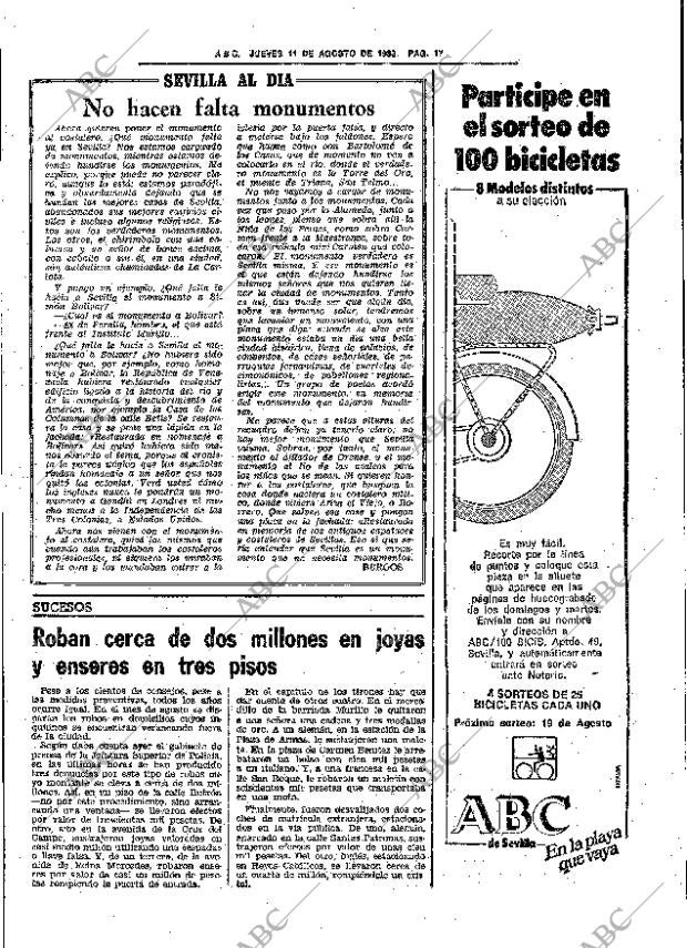 ABC SEVILLA 11-08-1983 página 27