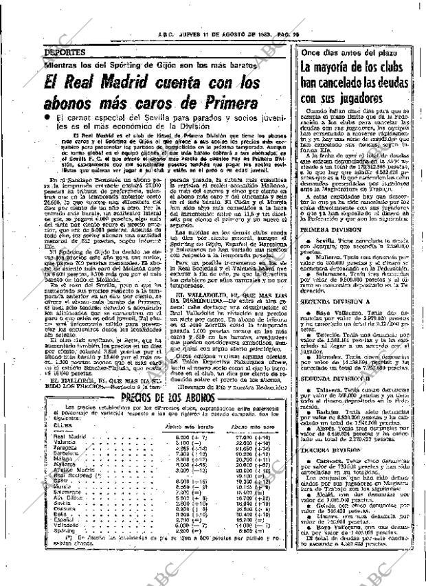 ABC SEVILLA 11-08-1983 página 39
