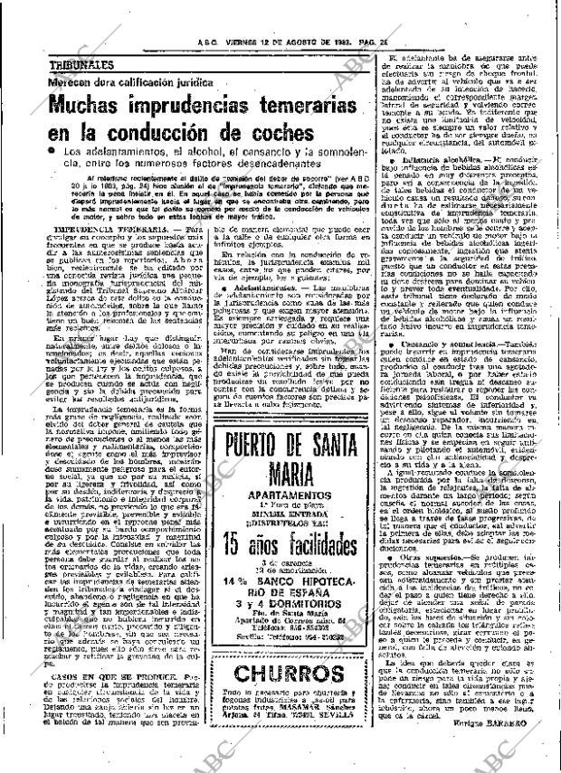 ABC SEVILLA 12-08-1983 página 33