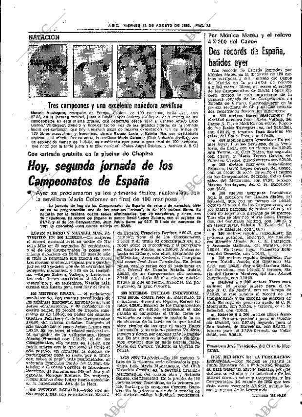 ABC SEVILLA 12-08-1983 página 43