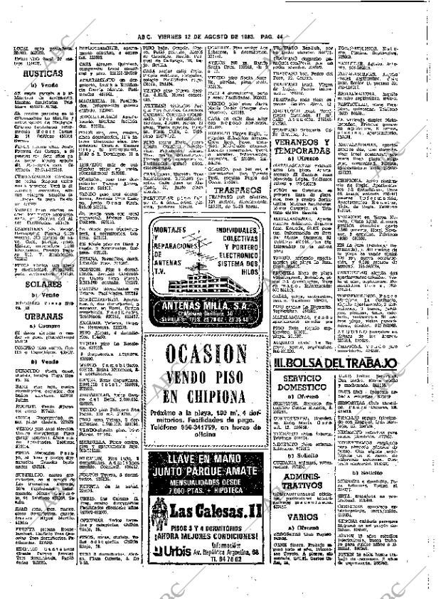 ABC SEVILLA 12-08-1983 página 52