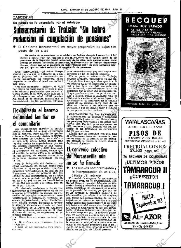 ABC SEVILLA 13-08-1983 página 17