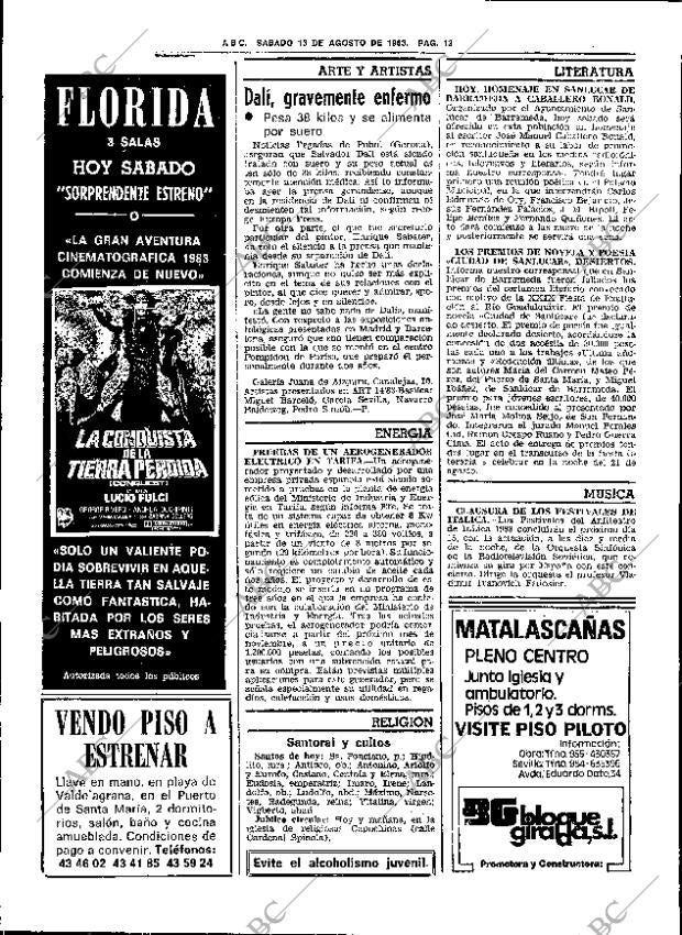 ABC SEVILLA 13-08-1983 página 18