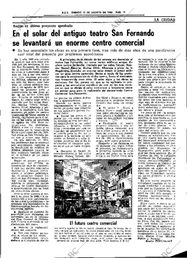 ABC SEVILLA 13-08-1983 página 19