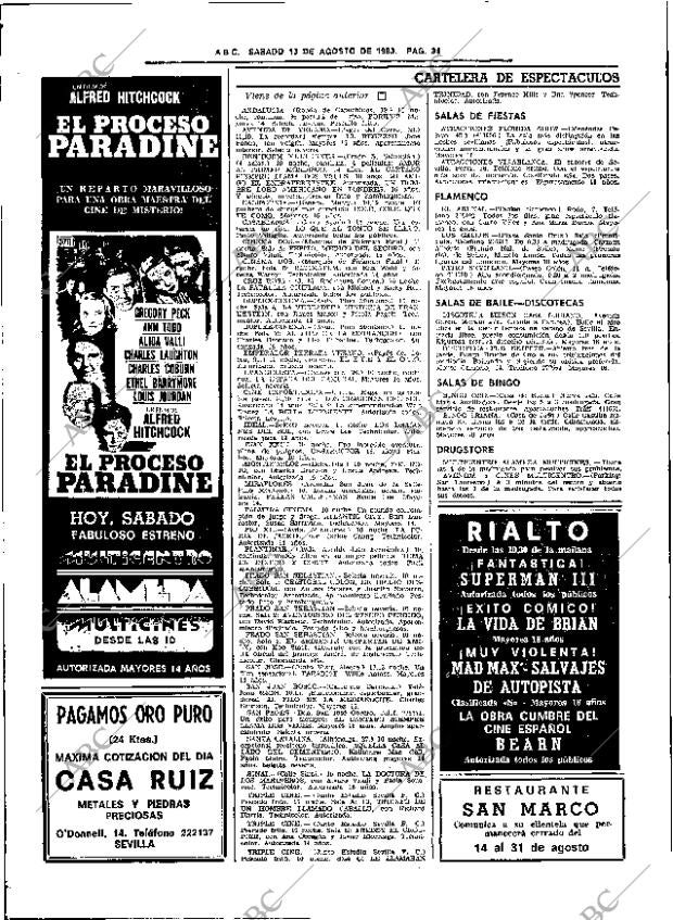 ABC SEVILLA 13-08-1983 página 40
