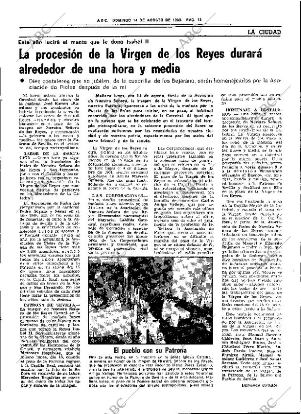 ABC SEVILLA 14-08-1983 página 27