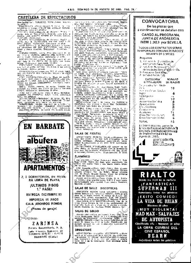 ABC SEVILLA 14-08-1983 página 53