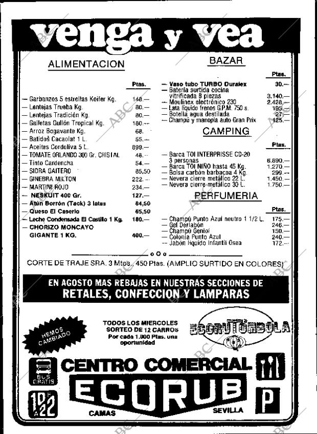 ABC SEVILLA 14-08-1983 página 6