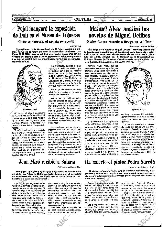 ABC MADRID 17-08-1983 página 27