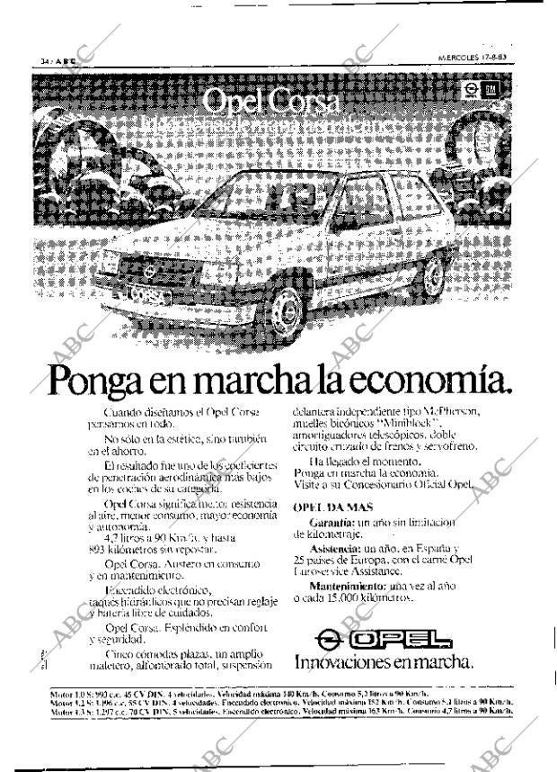 ABC MADRID 17-08-1983 página 34