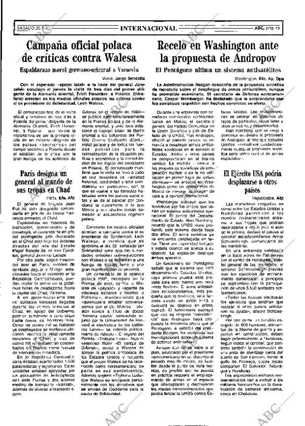 ABC MADRID 20-08-1983 página 19