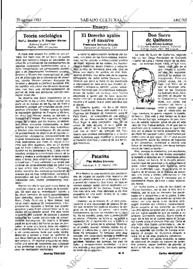 ABC MADRID 20-08-1983 página 45