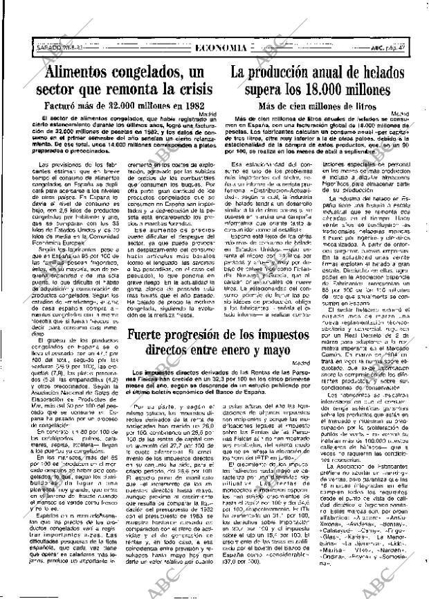 ABC MADRID 20-08-1983 página 47