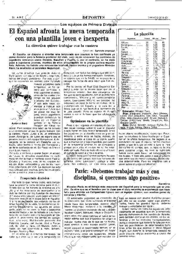 ABC MADRID 20-08-1983 página 56