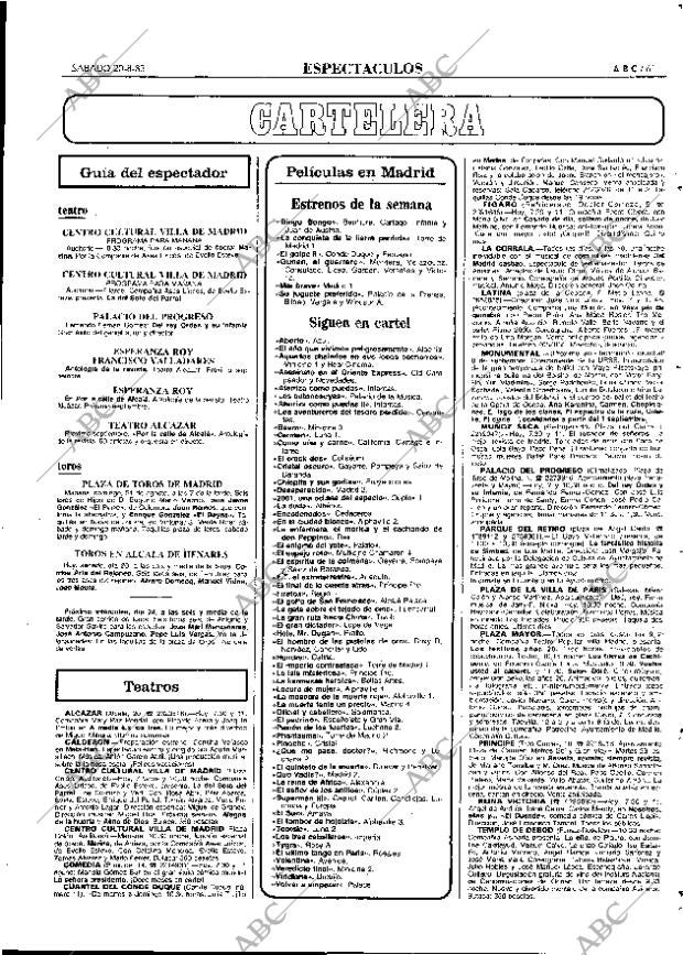 ABC MADRID 20-08-1983 página 61