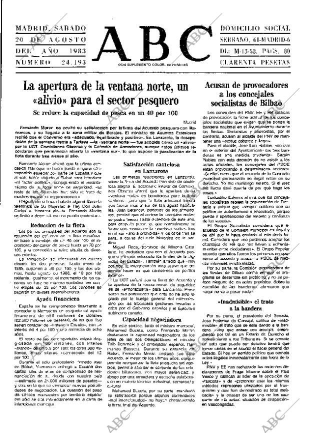ABC MADRID 20-08-1983 página 9