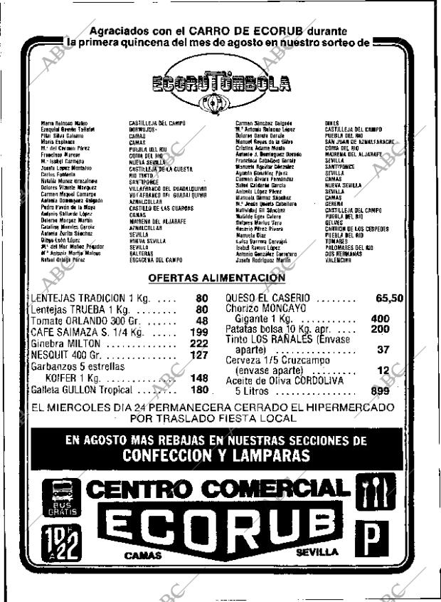 ABC SEVILLA 21-08-1983 página 8