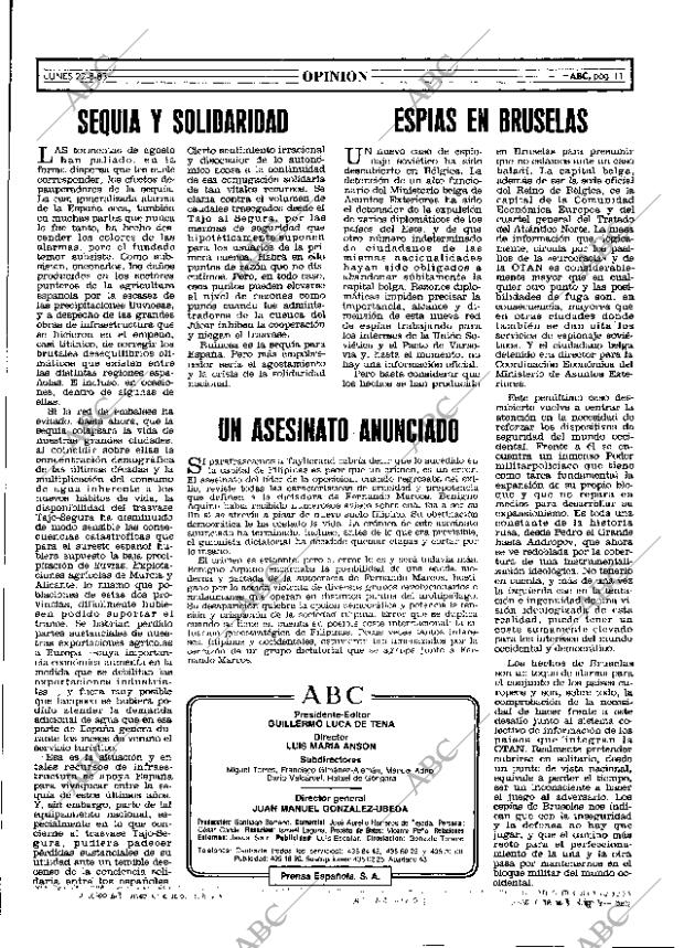 ABC MADRID 22-08-1983 página 11