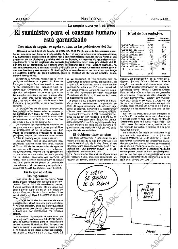 ABC MADRID 22-08-1983 página 18