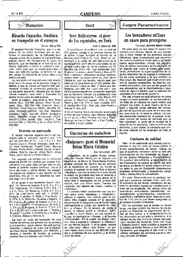 ABC MADRID 22-08-1983 página 40