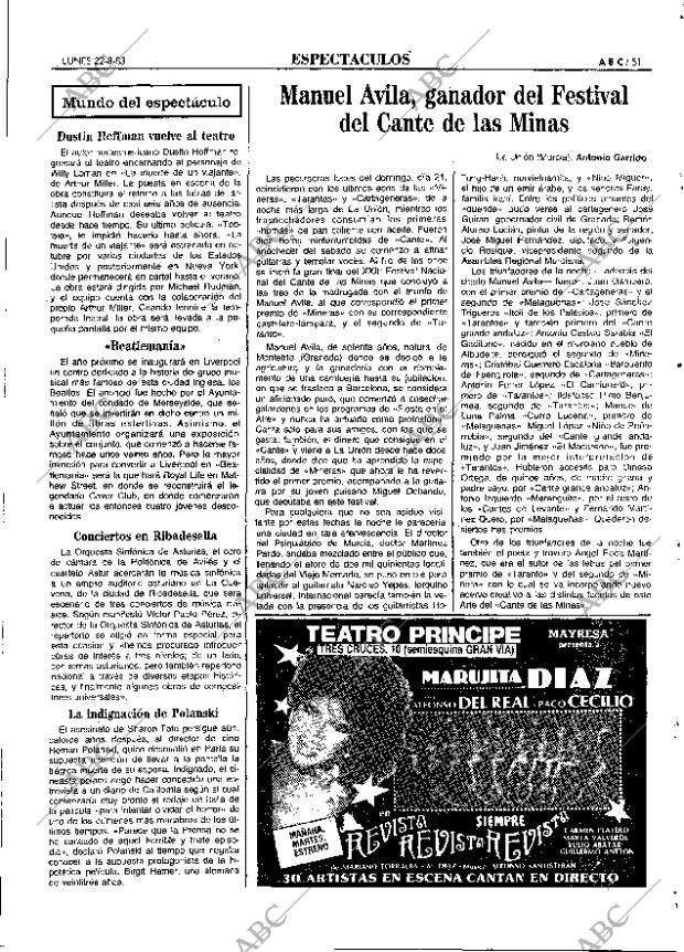 ABC MADRID 22-08-1983 página 51