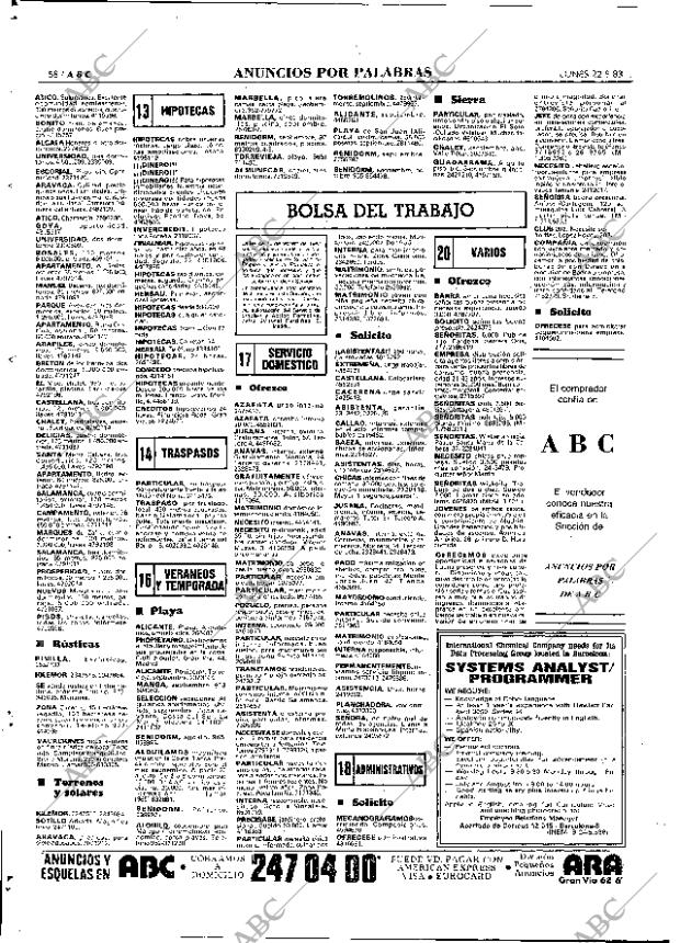 ABC MADRID 22-08-1983 página 58