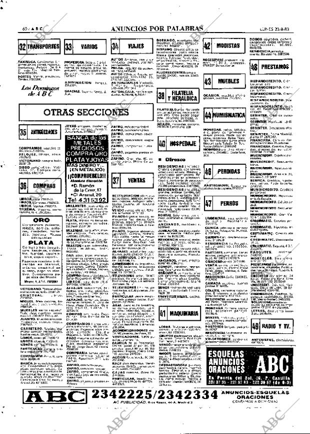 ABC MADRID 22-08-1983 página 60