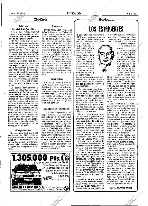 ABC MADRID 23-08-1983 página 13