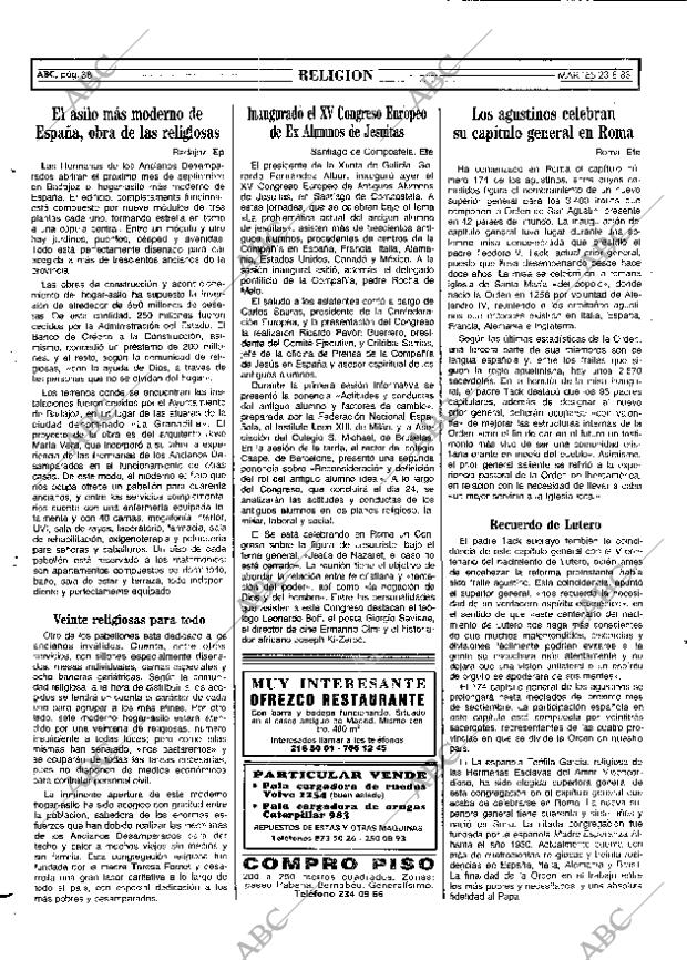 ABC MADRID 23-08-1983 página 38