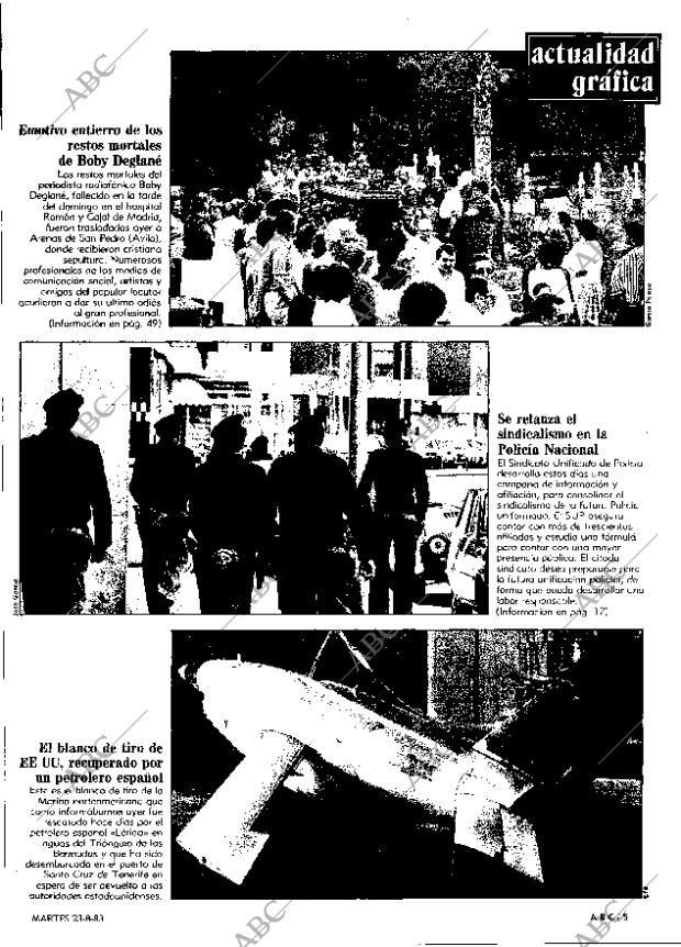 ABC MADRID 23-08-1983 página 5