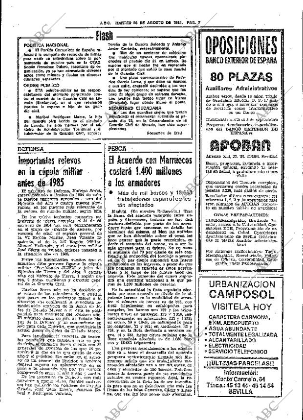 ABC SEVILLA 23-08-1983 página 17