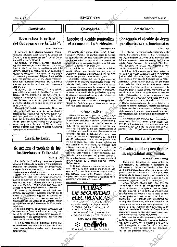 ABC MADRID 24-08-1983 página 18