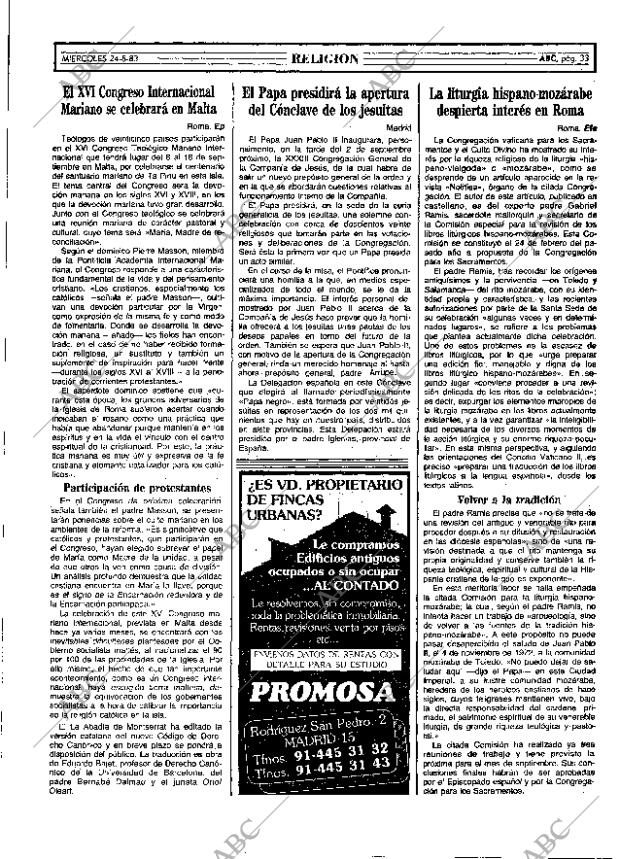 ABC MADRID 24-08-1983 página 33