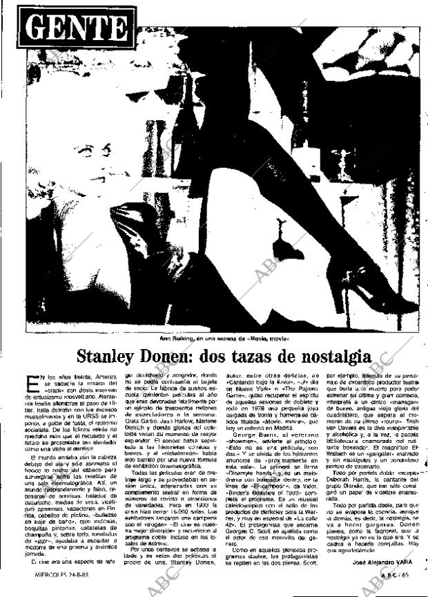 ABC MADRID 24-08-1983 página 65