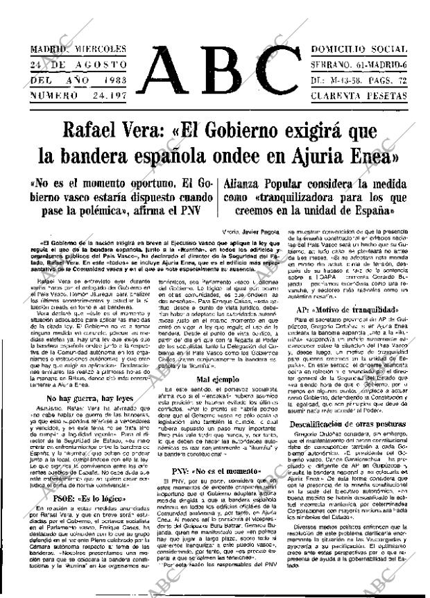 ABC MADRID 24-08-1983 página 9