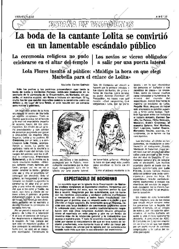 ABC MADRID 26-08-1983 página 29