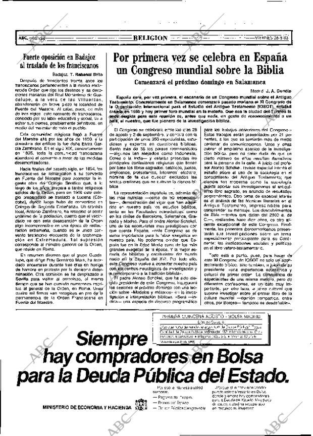 ABC MADRID 26-08-1983 página 34