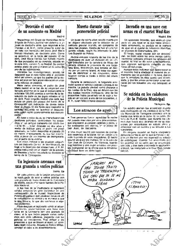 ABC MADRID 26-08-1983 página 35