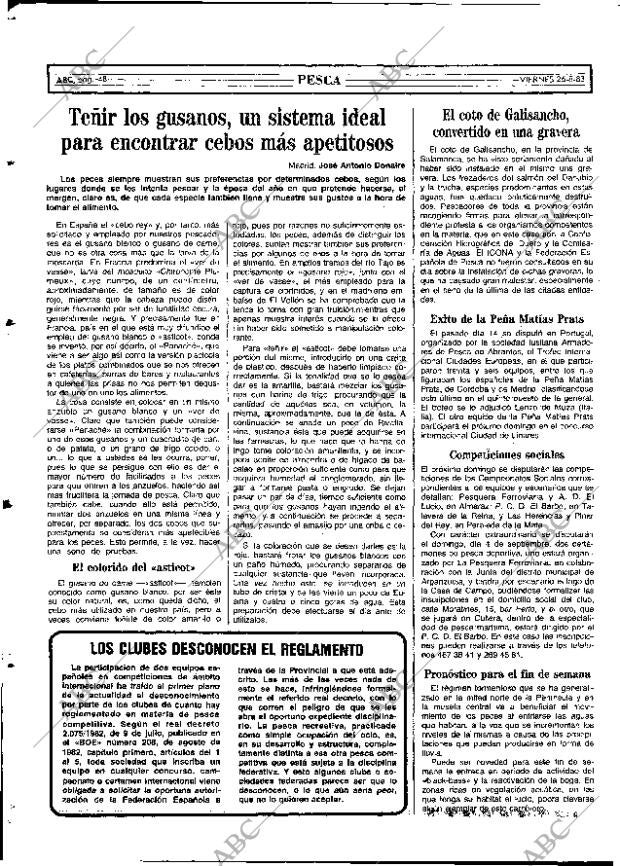 ABC MADRID 26-08-1983 página 48