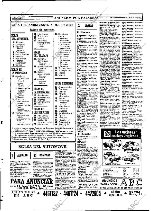 ABC MADRID 26-08-1983 página 54