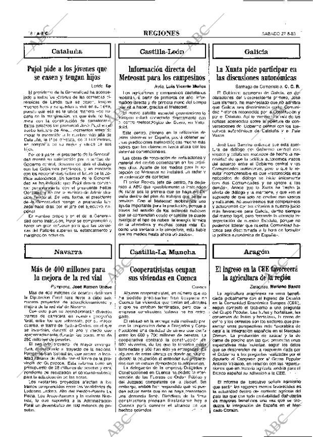 ABC MADRID 27-08-1983 página 18