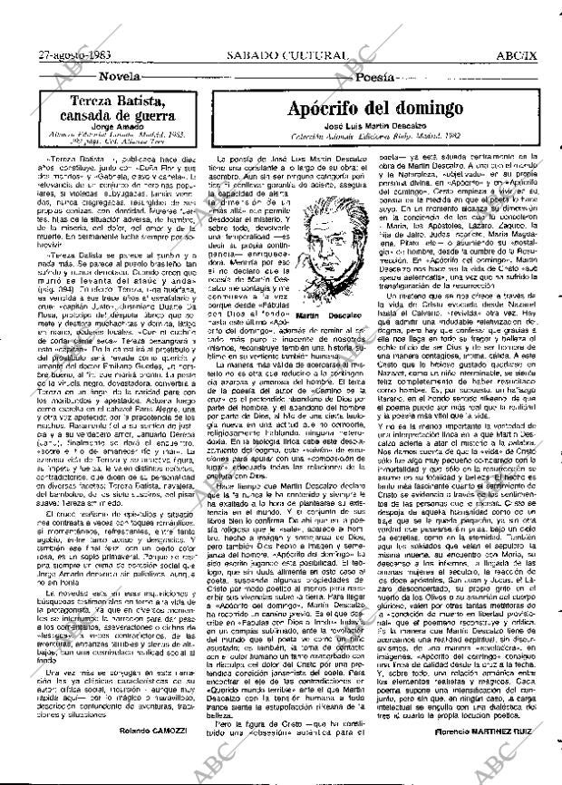 ABC MADRID 27-08-1983 página 43
