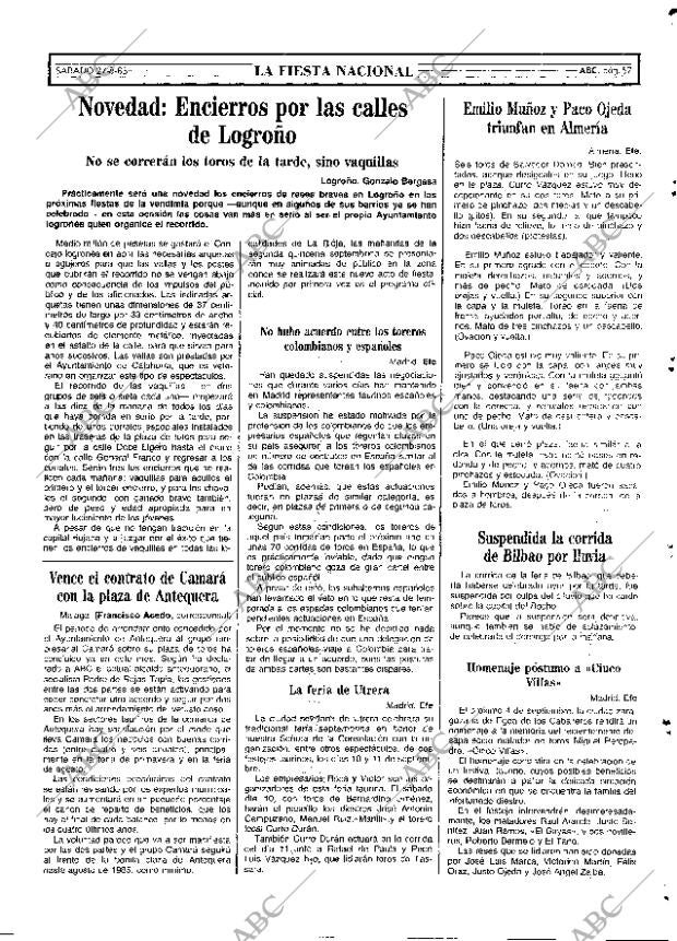 ABC MADRID 27-08-1983 página 57