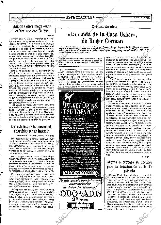 ABC MADRID 27-08-1983 página 58