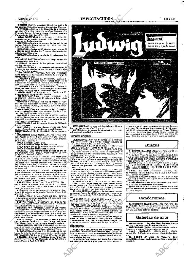 ABC MADRID 27-08-1983 página 61