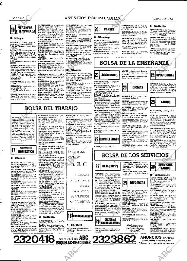 ABC MADRID 27-08-1983 página 66