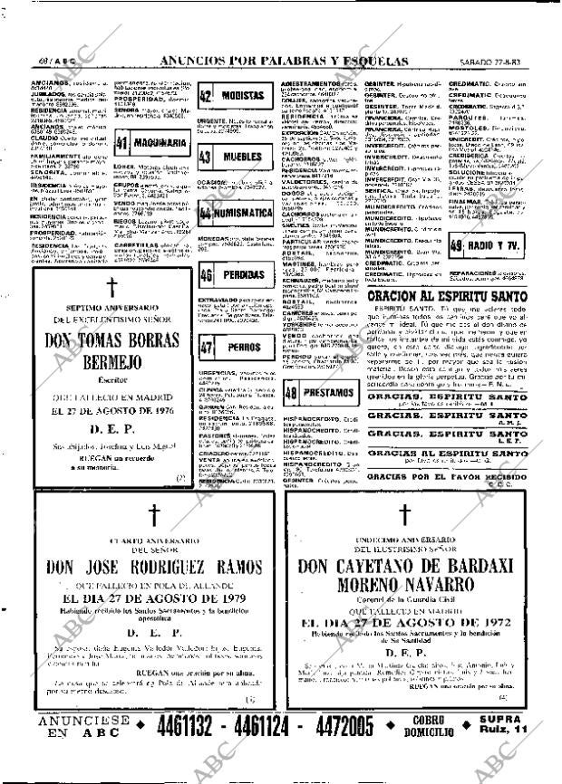 ABC MADRID 27-08-1983 página 68