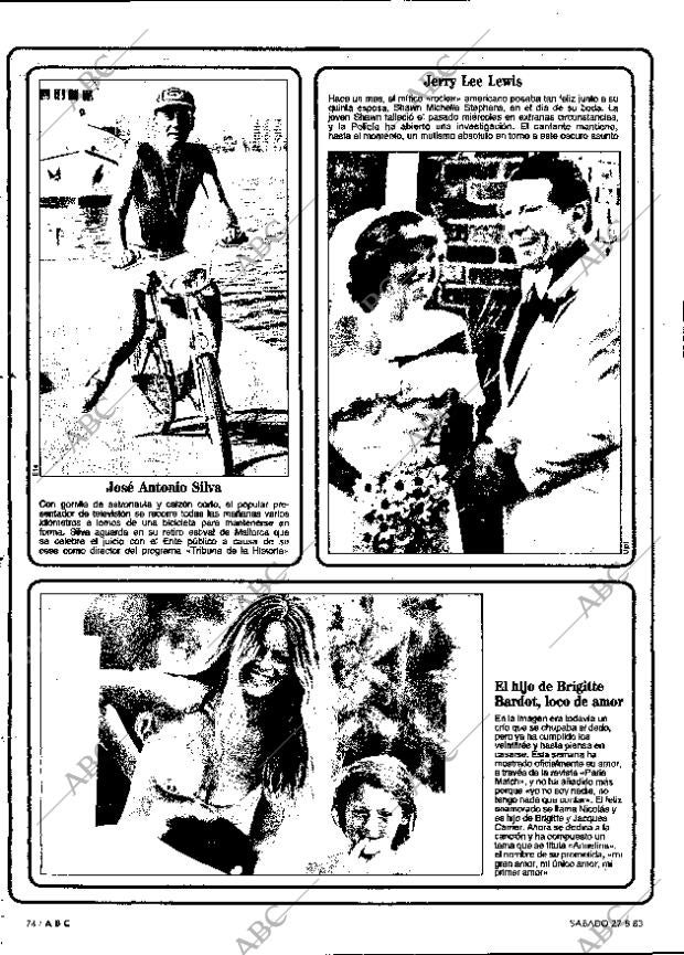ABC MADRID 27-08-1983 página 74