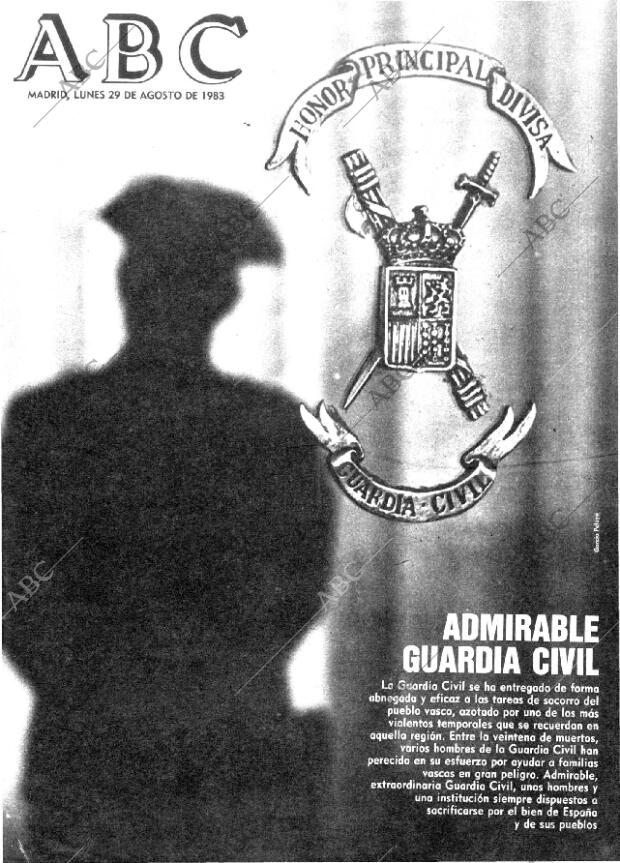 ABC MADRID 29-08-1983 página 1
